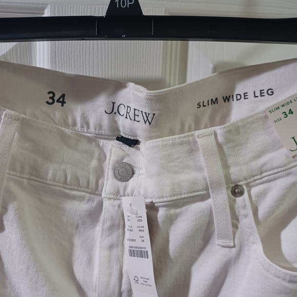 J Crew Slim Wide Leg Jeans - Picture 4 of 7